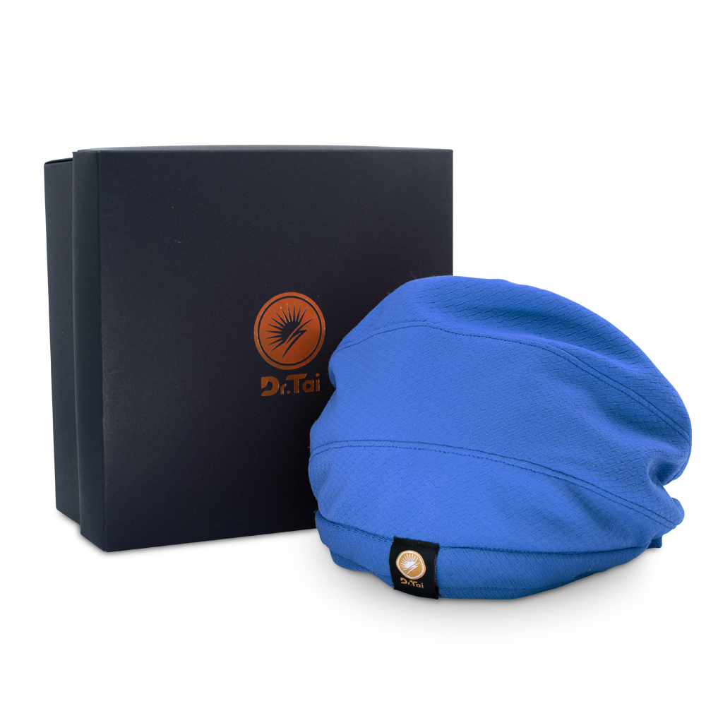 【Dr.Tai】i-tai 二代光能帽 (藍色) 贈"行動電源與AC轉接頭"
